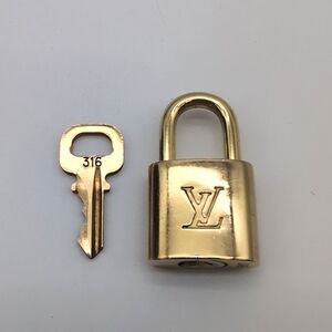 Louis Vuitton padlock lock and key #316